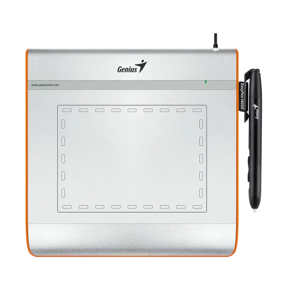 قلم نوری جنیوس مدل EasyPen i405X – انتخابی ایده‌آل برای طراحی، تدریس و ویرایش دیجیتال