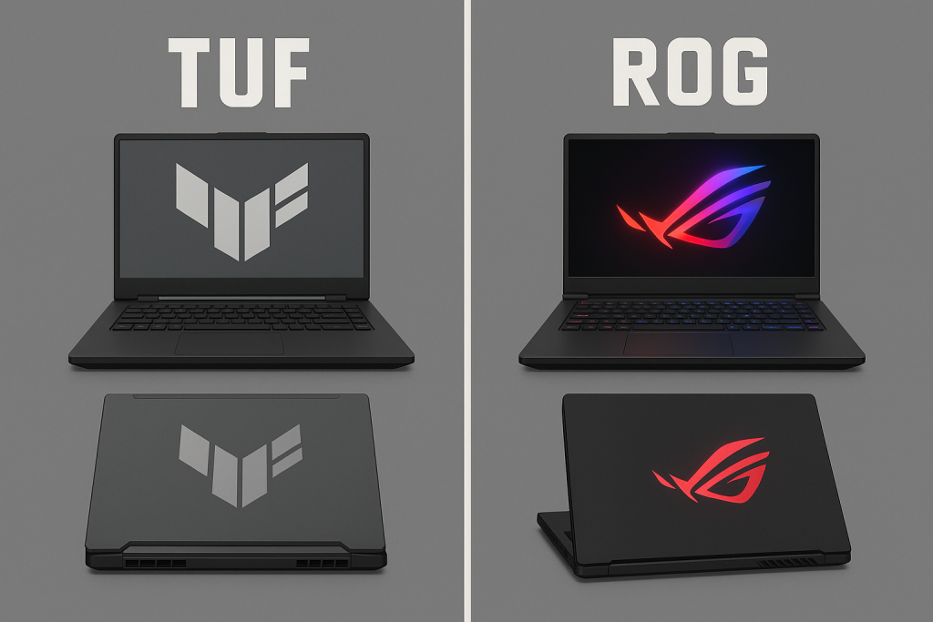 مقایسه لپتاپ TUF با لپتاپ ROG