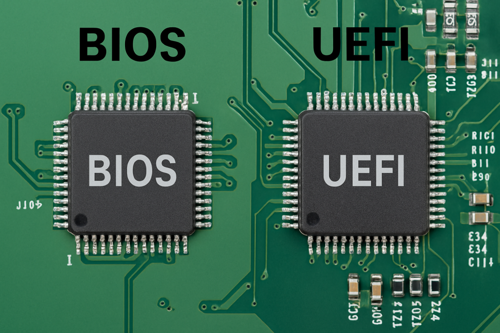 تفاوت BIOS و UEFI در لپ‌تاپ